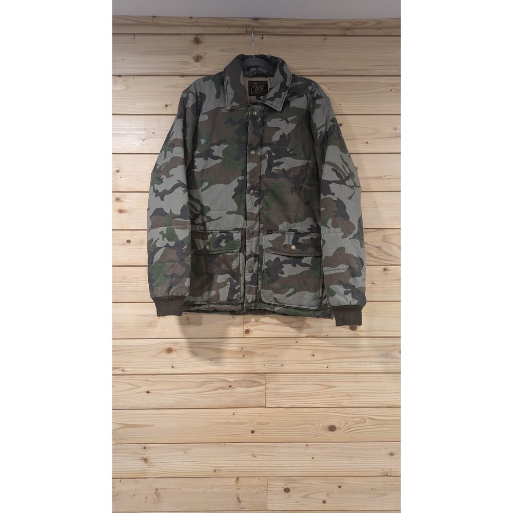 Obey Giant Mens Camo Parka Winter Jacket